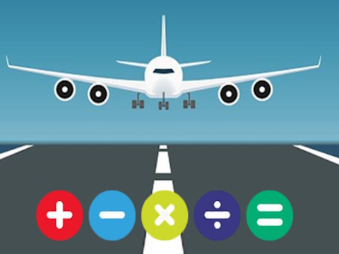 Joc Operacions bàsiques de Math Landing  en línia