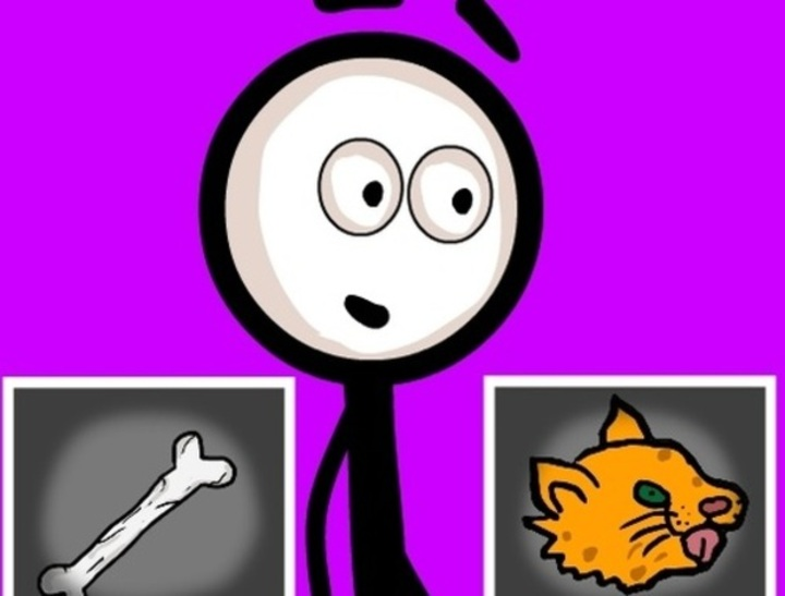 Joc Stickman escollint accions  en línia