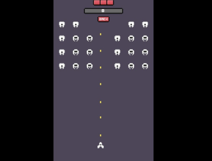 Joc Arcade d'invasió espacial  en línia