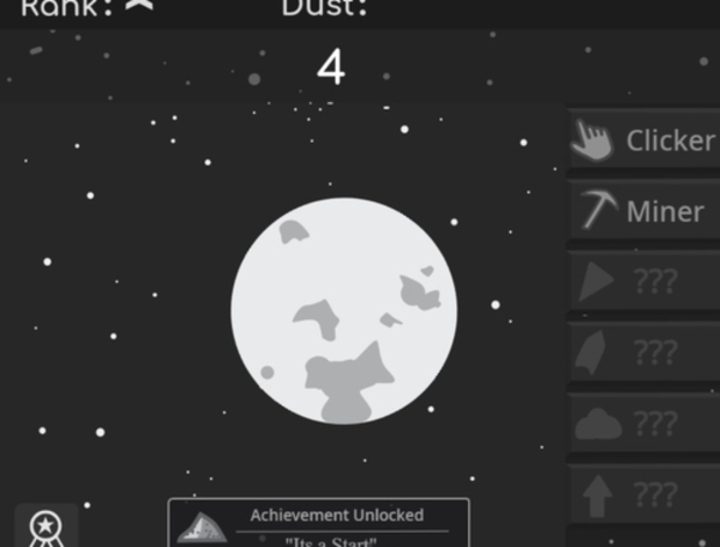 Joc Col·leccionista Planet Clicker Dust  en línia