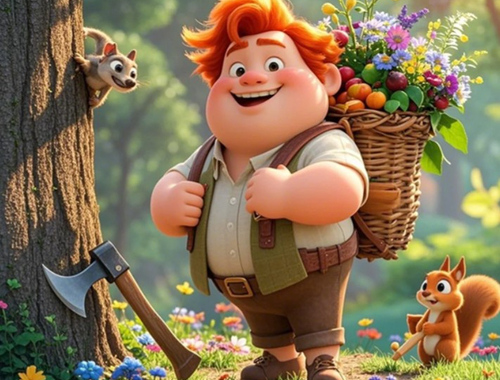 Joc Trobeu les diferències: el Woodcutter Honest  en línia