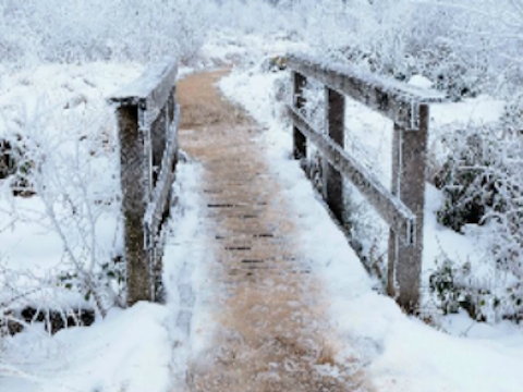 Joc Bridge Winter Snow Jigsaw  en línia