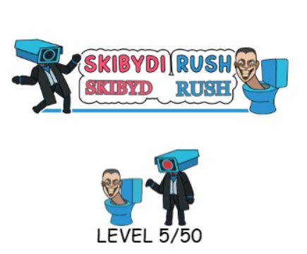 Joc Skibydi Rush  en línia