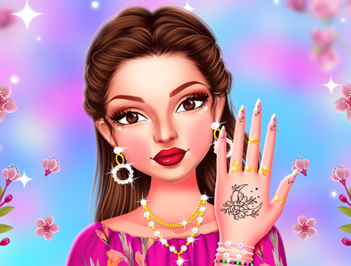 Joc Disseny de la manicura de la primavera de celebritats  en línia