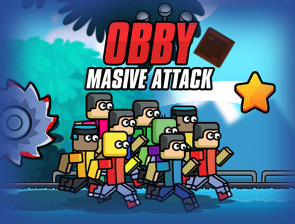 Joc Atac massiu d'Obby  en línia
