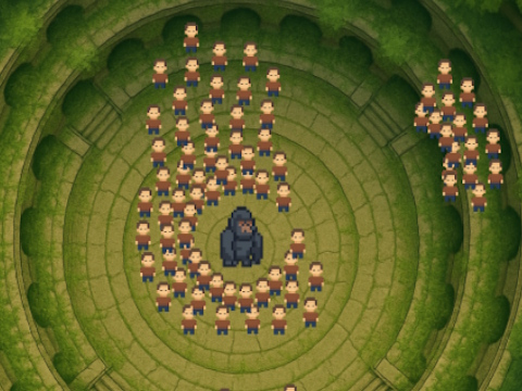 Joc Humans vs Gorilla  en línia