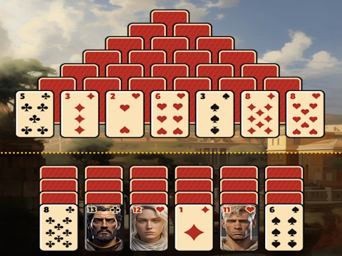 Joc Pyramid Solitaire Ancient Roma  en línia