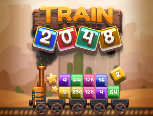 Joc Train 2048  en línia