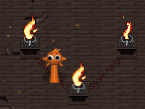 Joc Sprunki Torches Maze  en línia