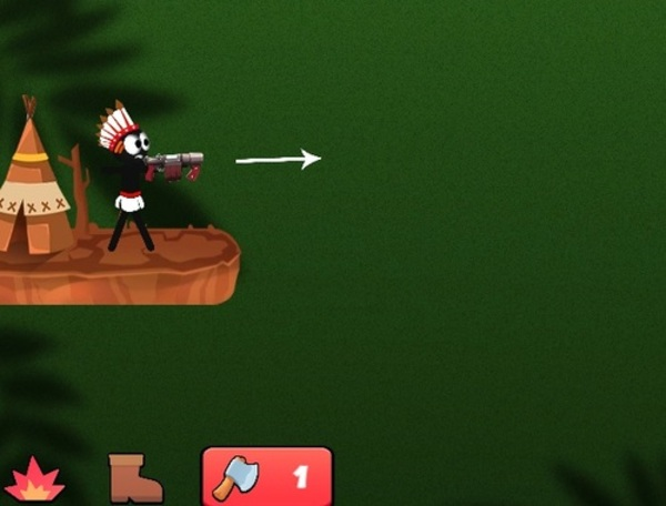 Joc Stickman Arrow Battle  en línia
