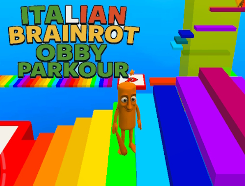 Joc Brainrot italià Obby Parkour  en línia