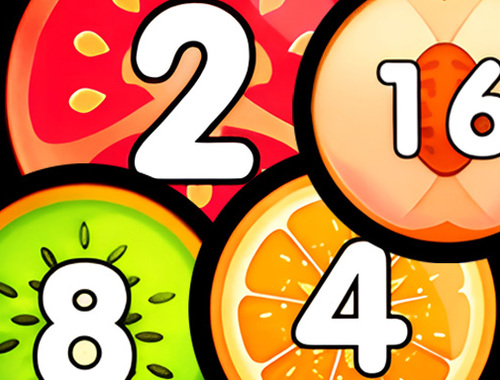 Joc Missar les pilotes Shooter 2048 Connect Fruits  en línia