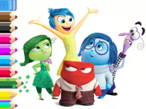 Joc Llibre per pintar: Inside Out  en línia