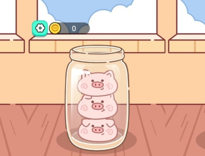 Joc Agafa Piglet  en línia