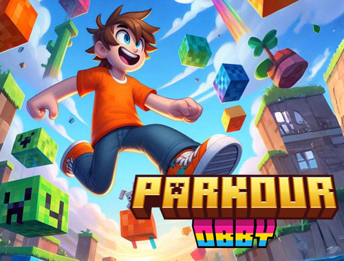 Joc Parkour obby  en línia