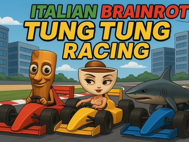 Joc Les curses italianes de Tung Tung Brainrot Tung en línia
