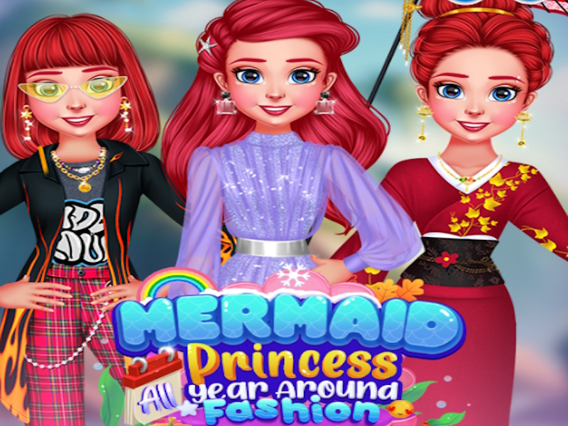 Joc Princesa sirena durant tot l'any al voltant de la moda en línia