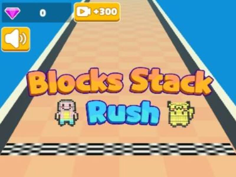 Joc Blocks Stack Rush en línia