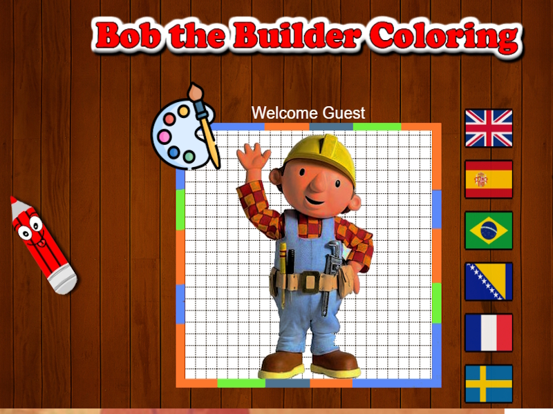 Joc Bob the Builder colorant en línia