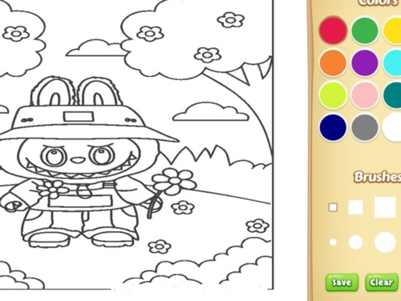Joc Llibre per pintar Labubu per a nens en línia