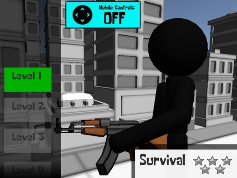 Joc Stickman Gun Shooter 3D en línia