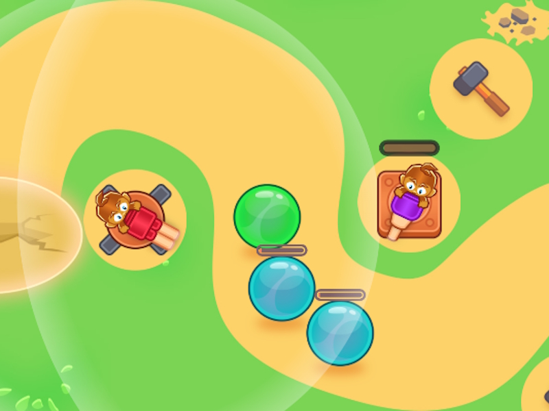 Joc Monkey Bubble Defense en línia