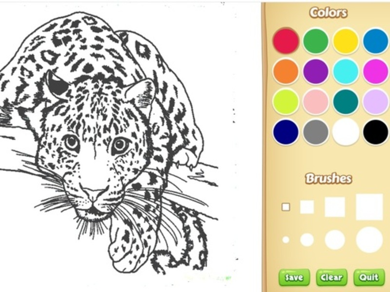 Joc Animals realistes Llibre per pintar per a nens en línia