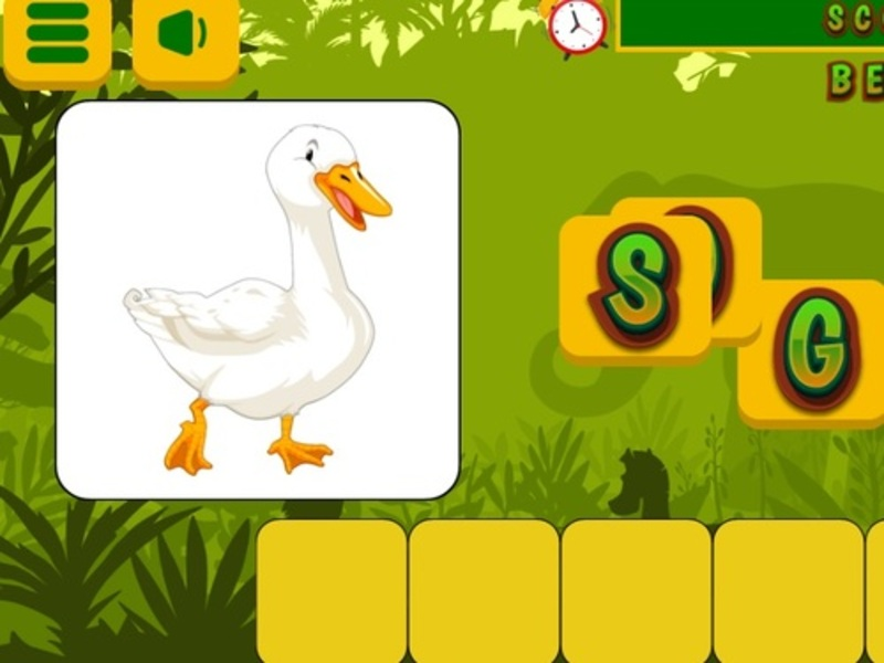 Joc Paraula animals per a nens en línia