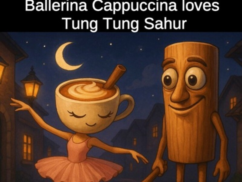 Joc Ballerina Cappuccina li encanta Tung Tung Sahur en línia