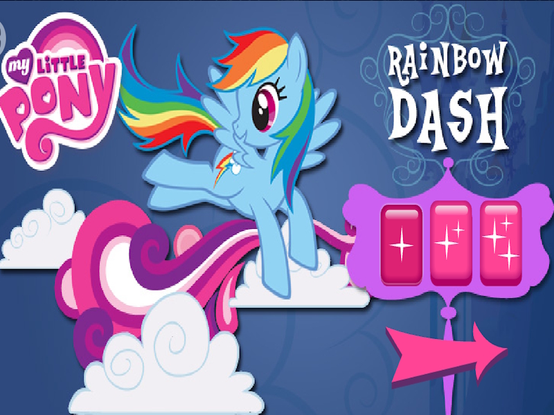 Joc Bump de núvol de Rainbow Dash en línia