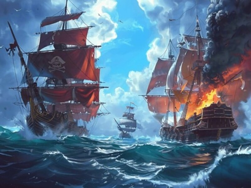 Joc Vaixells pirates: construir i lluitar en línia