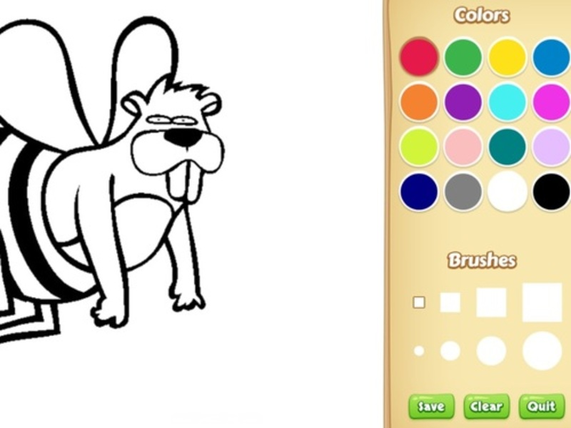 Joc Llibre de pintar animals divertits per a nens en línia