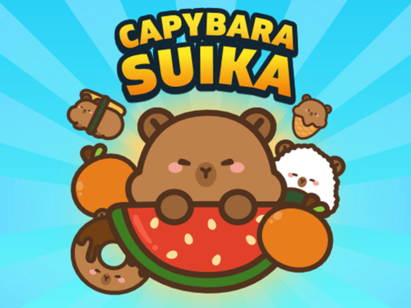 Joc Capybara Suika en línia
