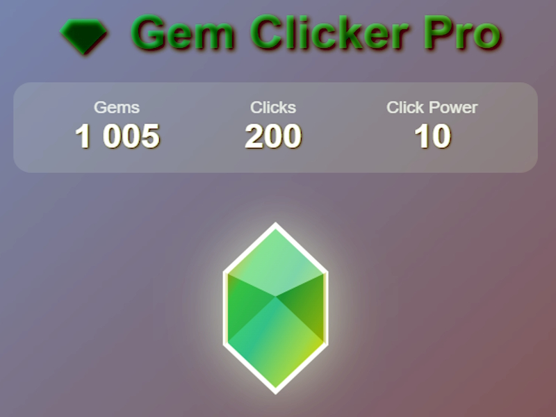 Joc Gem Clicker Pro en línia