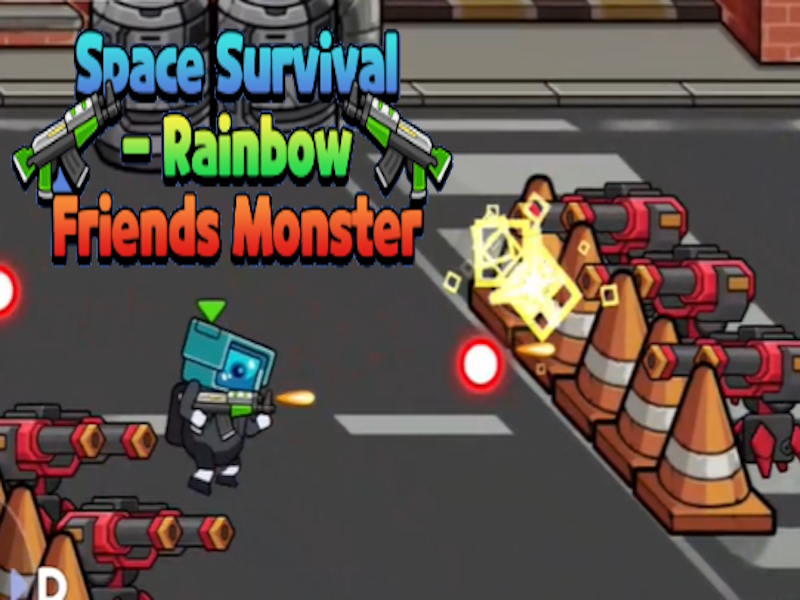 Joc Supervivència espacial - Rainbow Friends Monster en línia