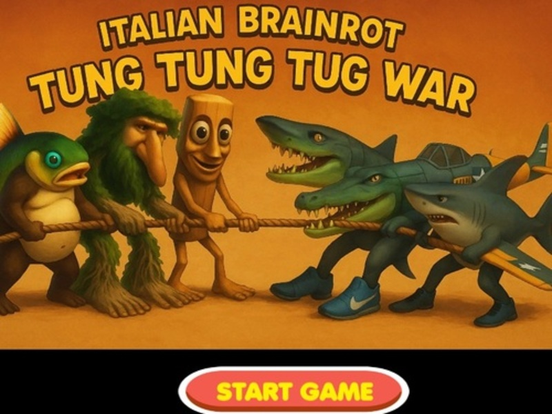 Joc Brainrot italià Tung Tung Tug War en línia