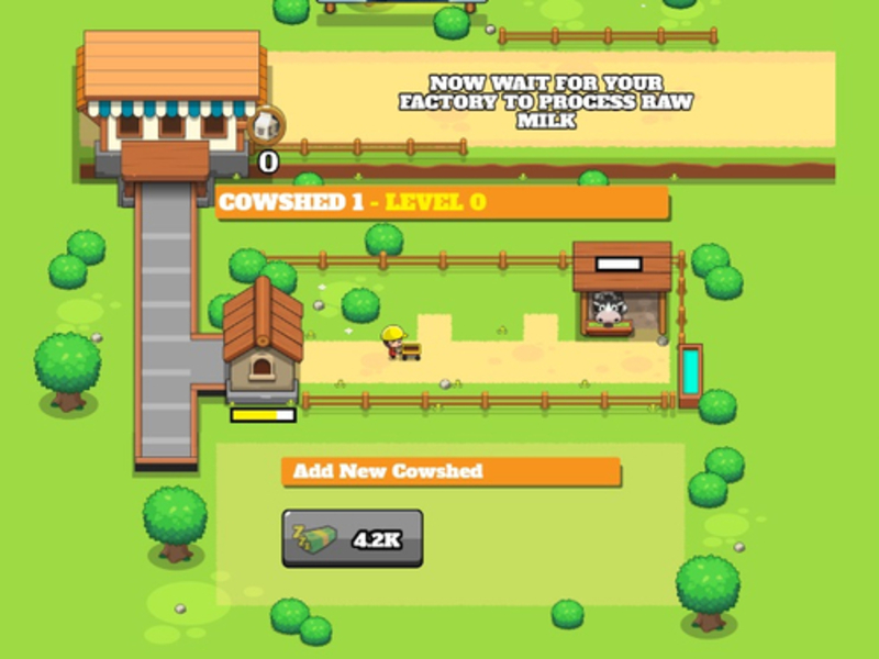 Joc Tycoon de granja de lactis ociosos en línia