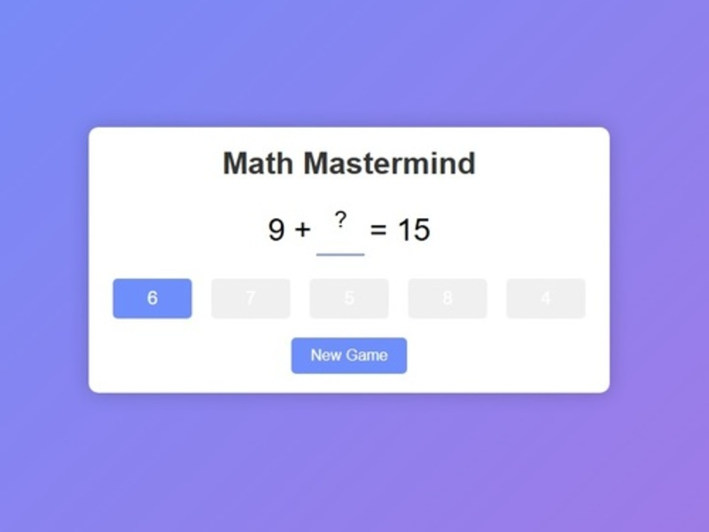 Joc Math Mastermind en línia