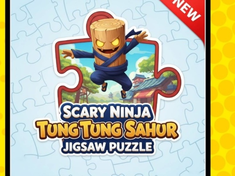Joc Scary Ninja Tung Tung Sahur Jigsaw Puzzle en línia