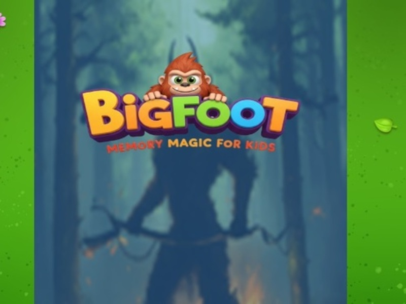 Joc Bigfoot Memory Magic per a nens en línia