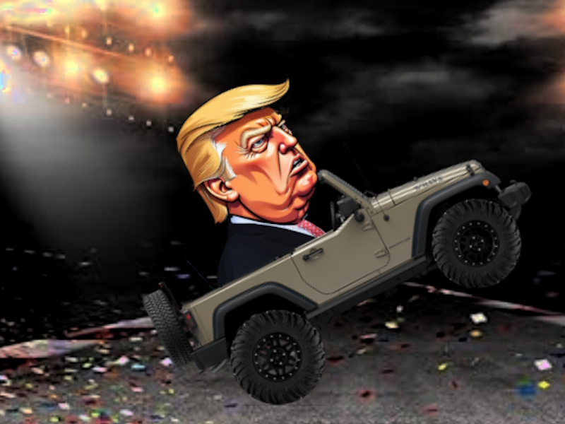 Joc Trump Wheelie Challenge en línia