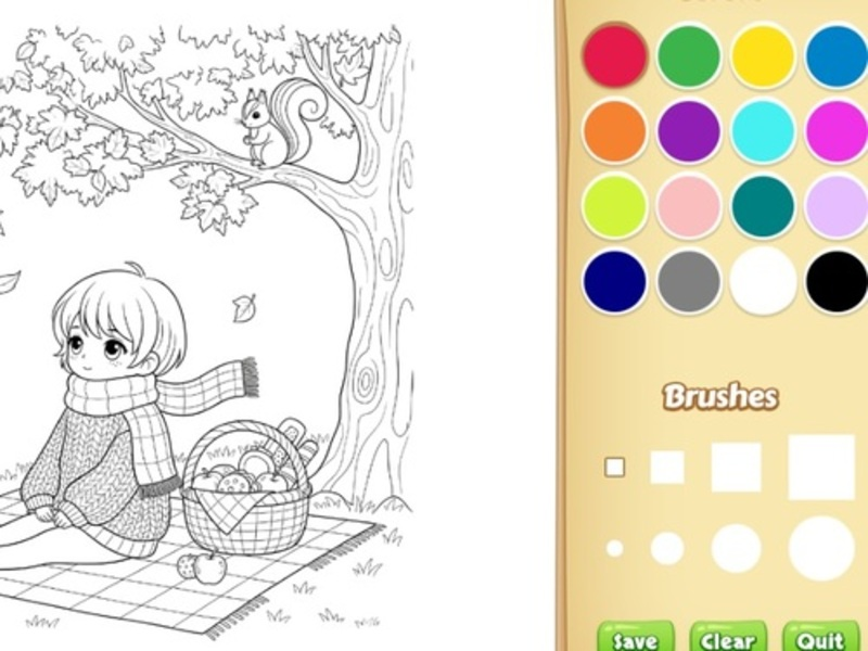 Joc Llibre de pintar acollidor per a nens en línia